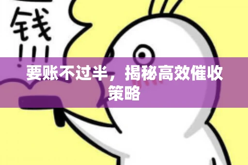 要账不过半，揭秘高效催收策略