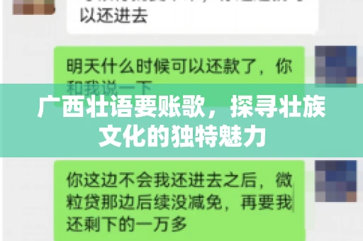广西壮语要账歌，探寻壮族文化的独特魅力
