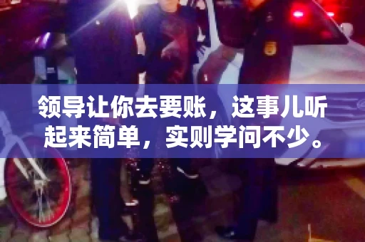 领导让你去要账，这事儿听起来简单，实则学问不少。我有个朋友，叫小王，最近就碰上了这样的难题。今天，咱们就聊聊这个话题，看看在职场中，面对领导交代的要账任务，我们应该怎么应对。