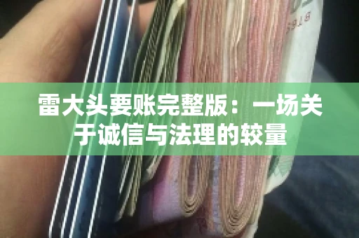雷大头要账完整版：一场关于诚信与法理的较量