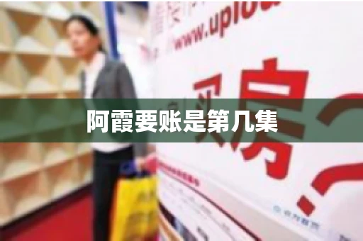 阿霞要账是第几集