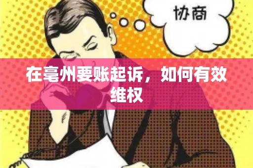 在亳州要账起诉，如何有效维权